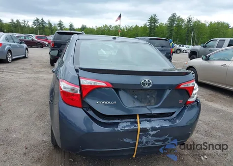 2015 Toyota Corolla S Plus from USA, damaged, VIN 2T1BURHE7FC385492